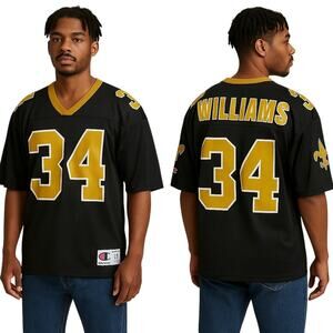 Vintage Champion Ricky Williams #34 New Orleans Saints Jersey XL Size 48